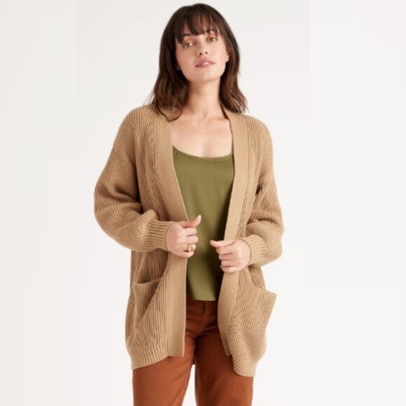 Quince 100% Cotton Oversized Cardigan - Picture 1 of 6